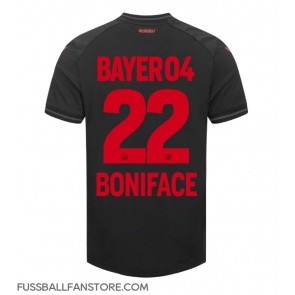 Bayer Leverkusen Victor Boniface #22 Replik Heimtrikot 2023-24 Kurzarm